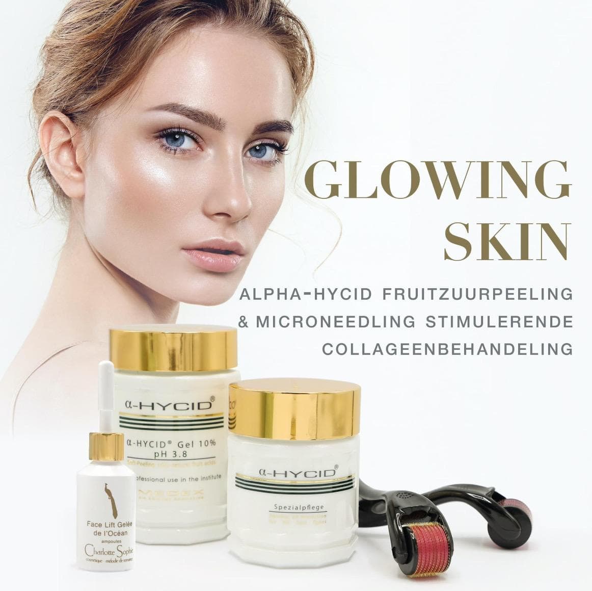 Glowing skin behandeling Dermise